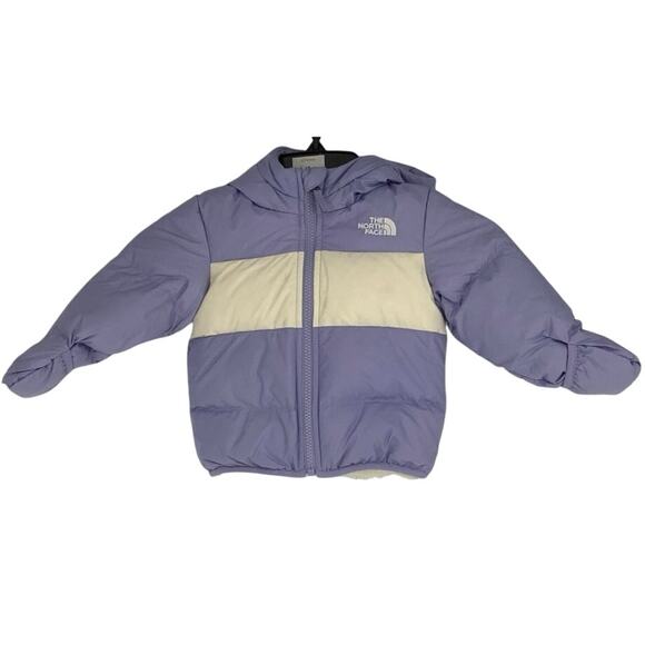 The North Face Baby Girls Sz 12-18M Sweet Lavender Moondoggy Down Hoody OS22-10